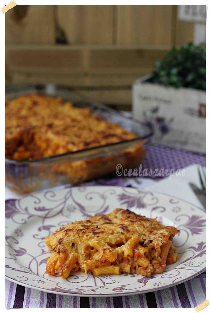 Torciglioni a la boloñesa {by Paula, Con las Zarpas en la Masa}