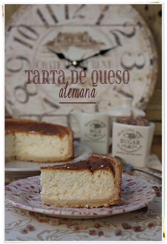 Tarta de queso alemana {by Paula, Con las Zarpas en la Masa}