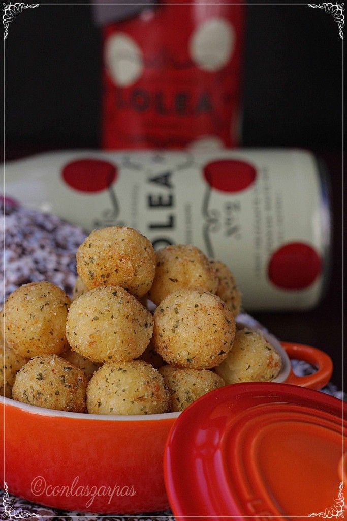 Bolitas de patata y parmesano {by Paula, Con las Zarpas en la Masa}