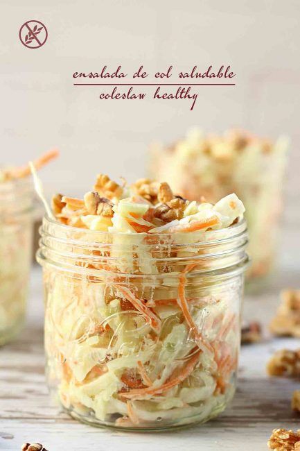 Ensalada de col saludable ~Coleslaw healthy