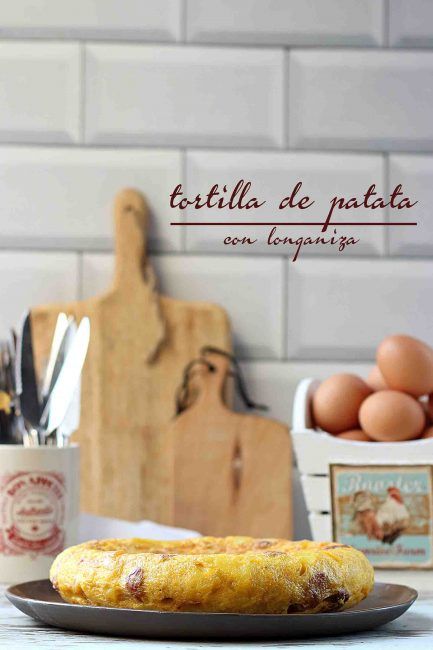 Tortilla de patata con longaniza