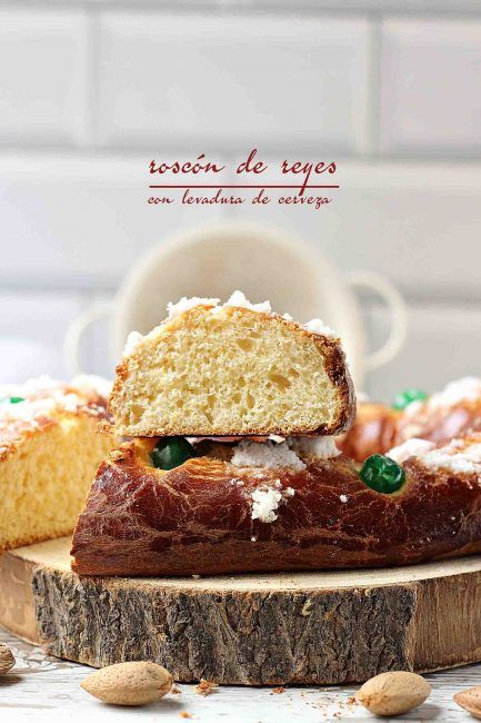Roscón de Reyes con levadura de cerveza