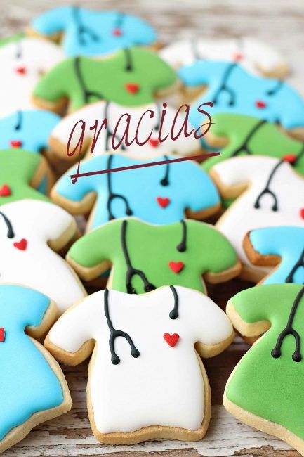 Galletas decoradas para dar las gracias