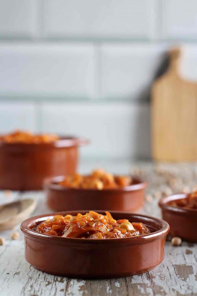 Garbanzos con setas