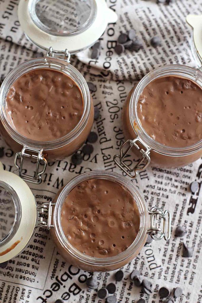 Arroz con leche y chocolate