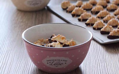 Mini croissants que parecen cereales