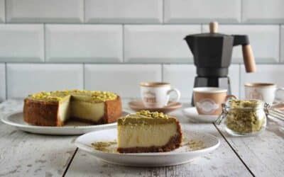 Pistacho cheesecake