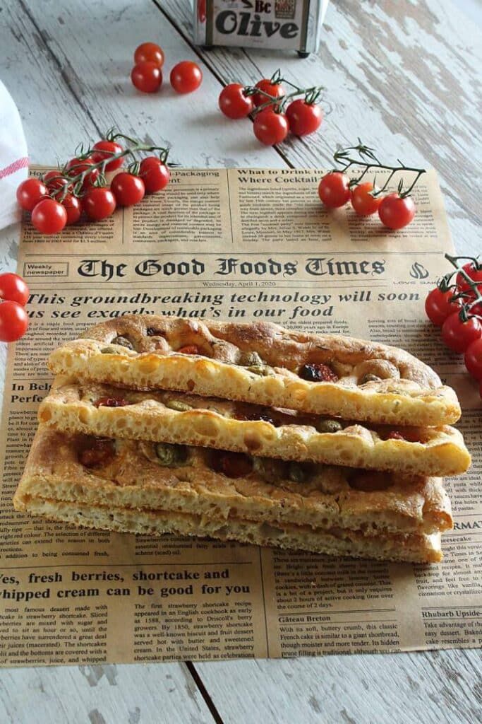 Focaccia, receta tradicional