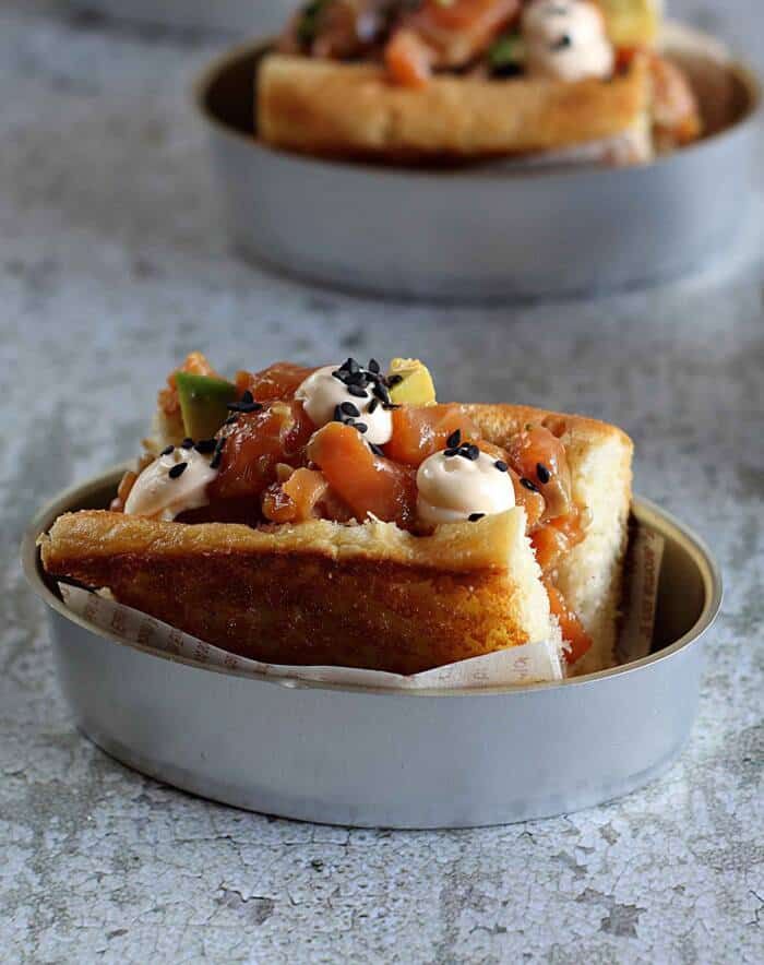 Tartar de salmón